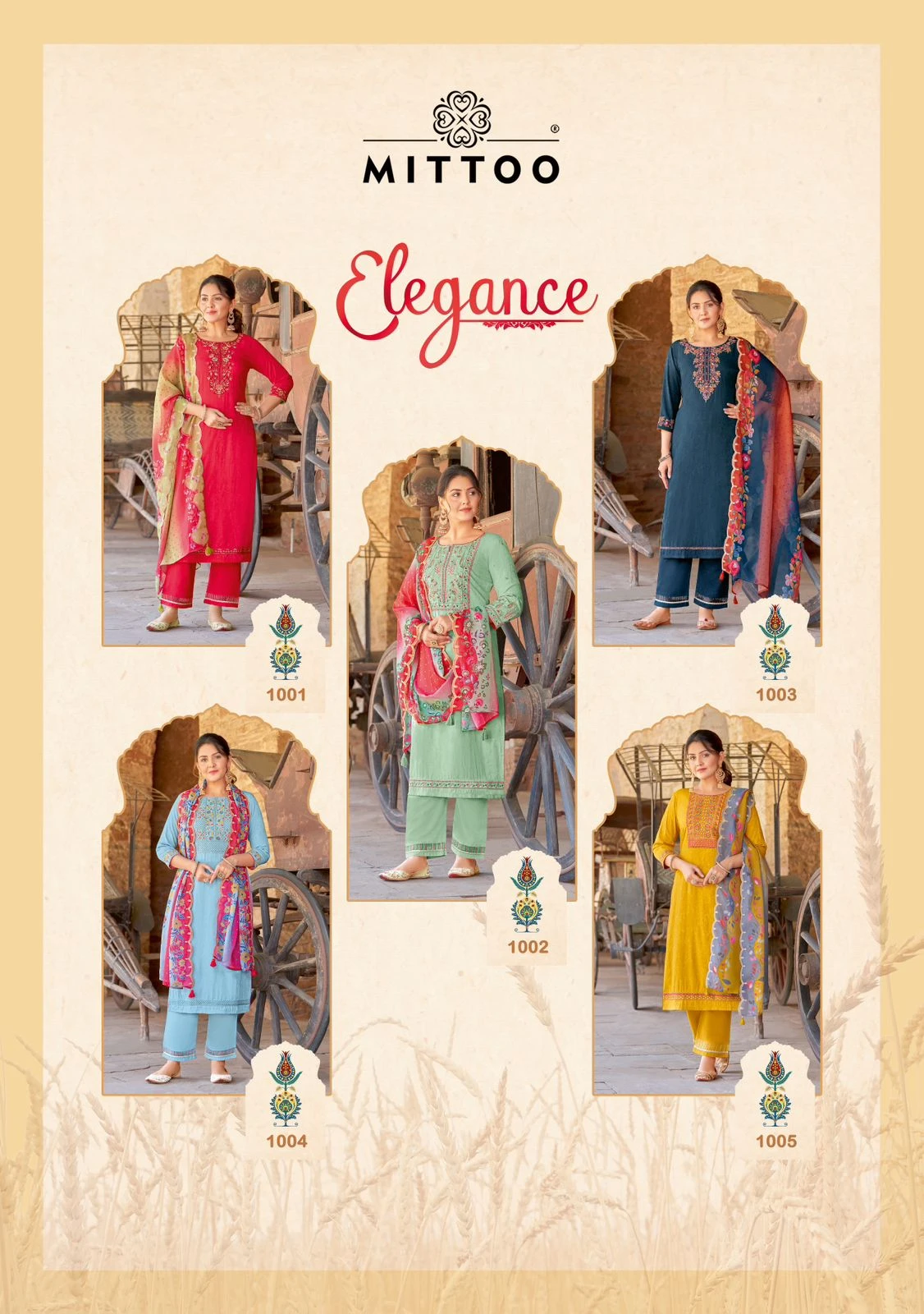 Mittoo Elegance Rayon Wholesale Readymade Salwar Suit Catalog — Wholesale Salwar Suits, Mittoo wholesale from Surat — view 6